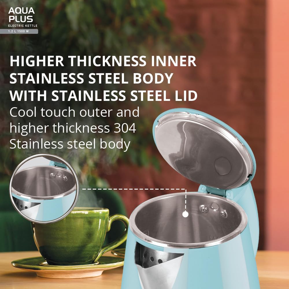 Havells Aqua Plus Electric Kettle 1.2 Litre, 1250 Watt